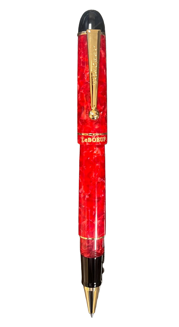 The LeBoeuf Small Batch Limited Editions | Diamond Collection | Fire Engine Red Roller Ball