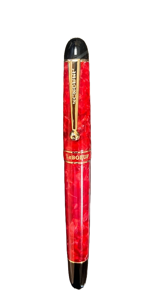 The LeBoeuf Small Batch Limited Editions | Diamond Collection | Fire Engine Red Roller Ball