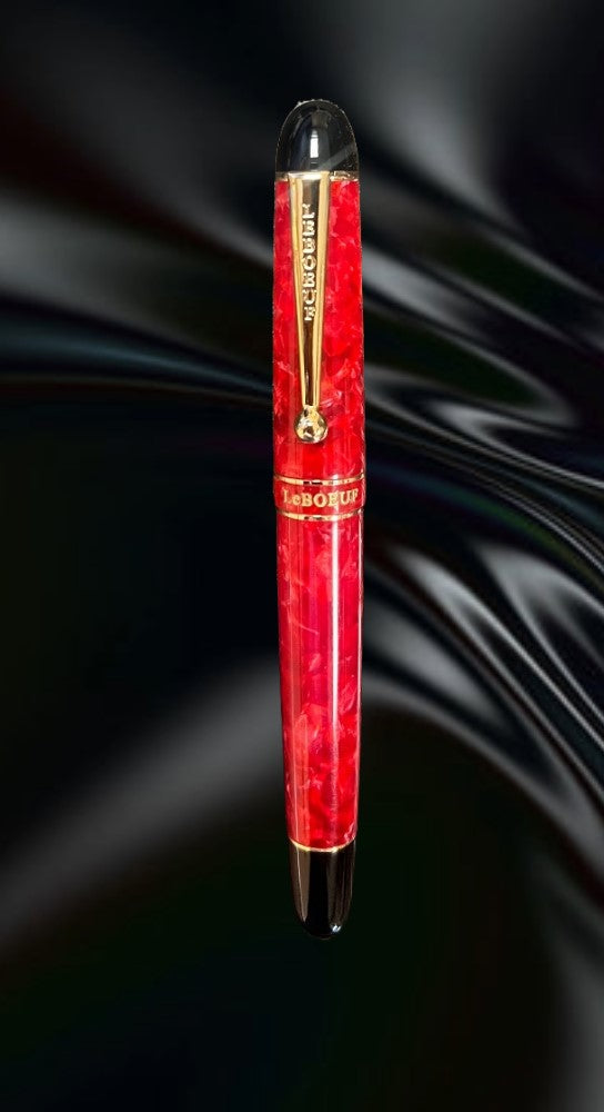 The LeBoeuf Small Batch Limited Editions | Diamond Collection | Fire Engine Red Roller Ball