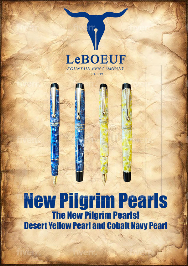 | Cobalt Navy Pearl | The Pilgrim Pearl Collection | Roller Ball |