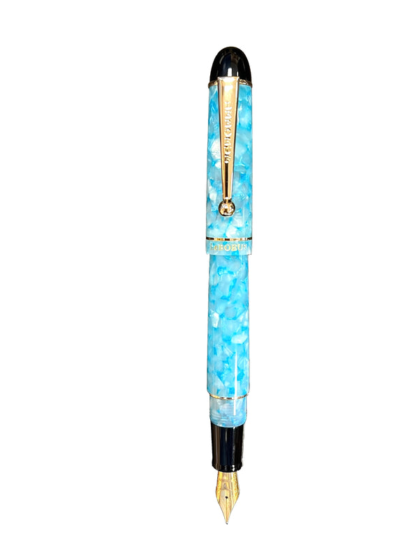 The LeBoeuf Small Batch Limited Editions | Diamod Collection | Turquoise Pearl Fountain Pen