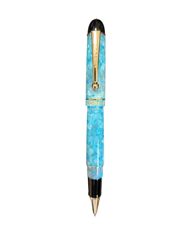 The LeBoeuf Small Batch Limited Editions | Diamond Collection | Turquoise Pearl Roller Ball